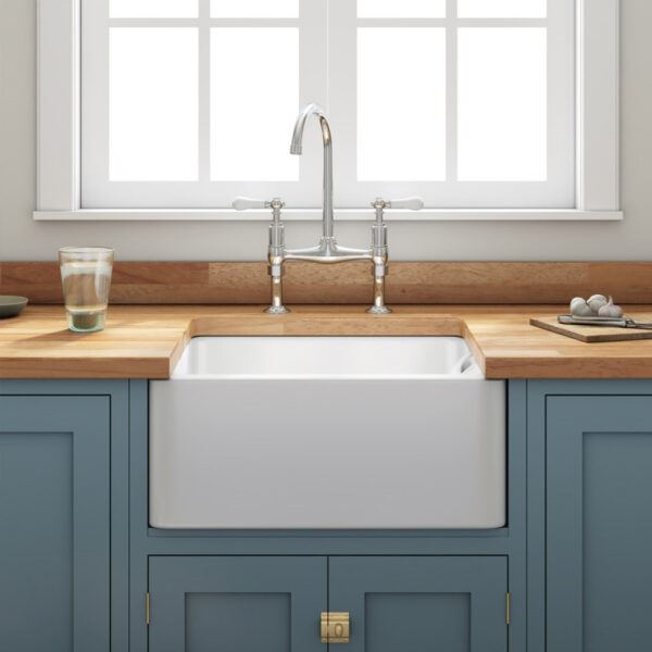 Blue Shaker Kitchen Cabinets House a Rustic Farmhouse Sink