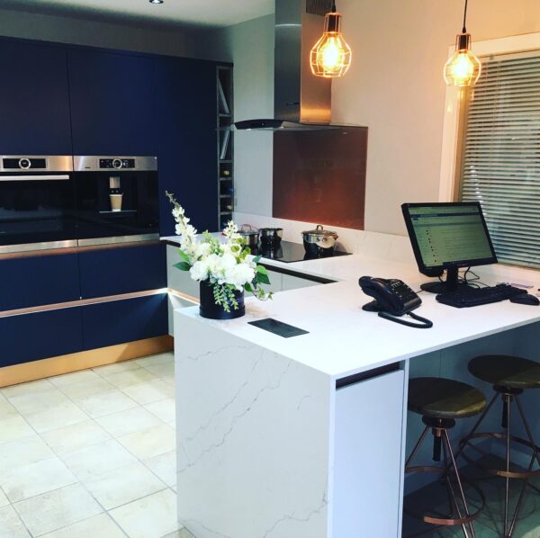 Cavendish Showroom consultation area where the expert kitchen design team help to design your new dream kitchen.